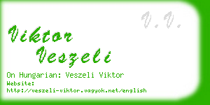 viktor veszeli business card